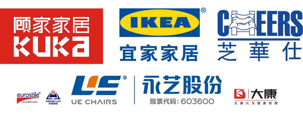 Cooperative customer logo wall